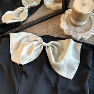 Mini bow tie dress